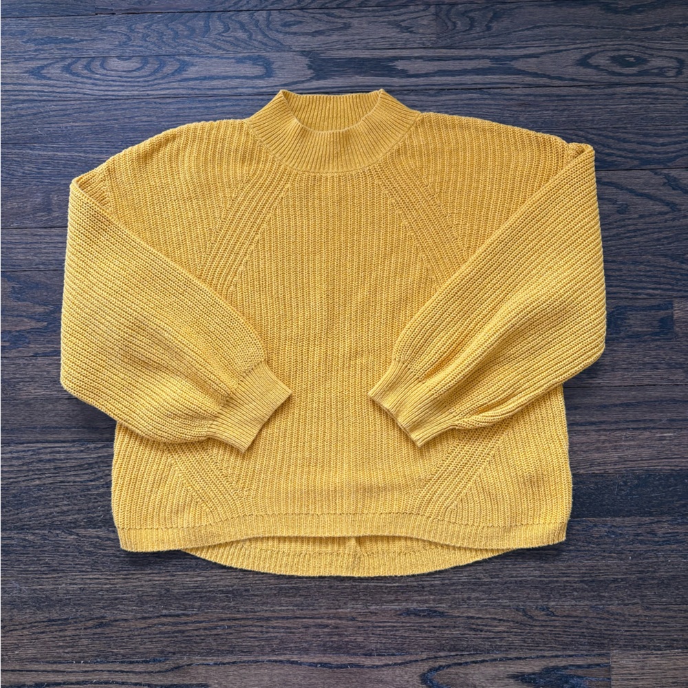 Mustard Yellow Women's Sweater - Picture 4 of 6